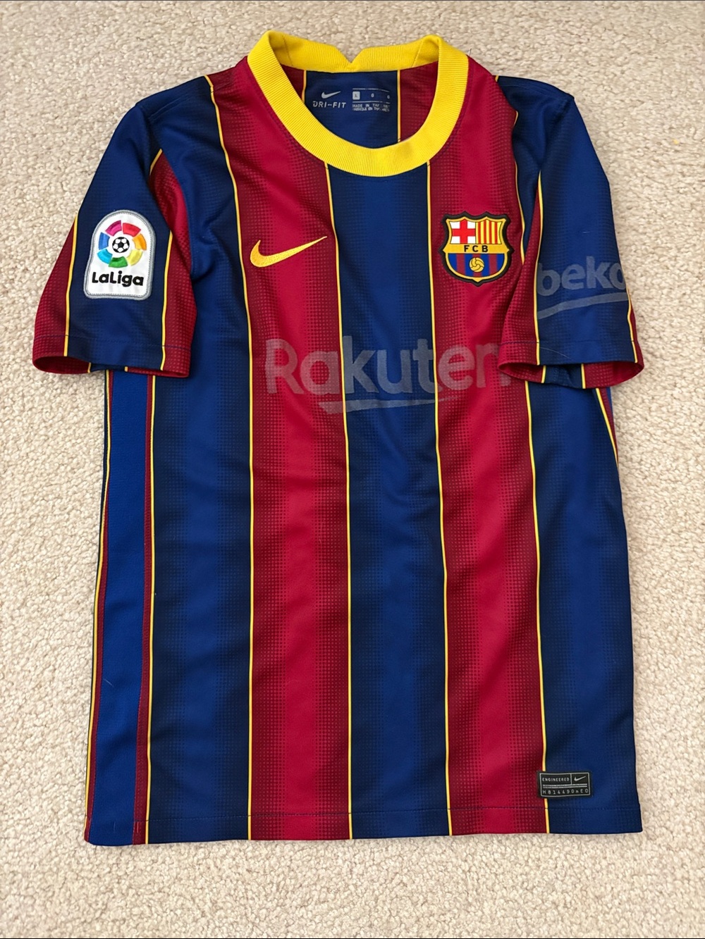 FC Barcelona Kids Red and Blue Jersey